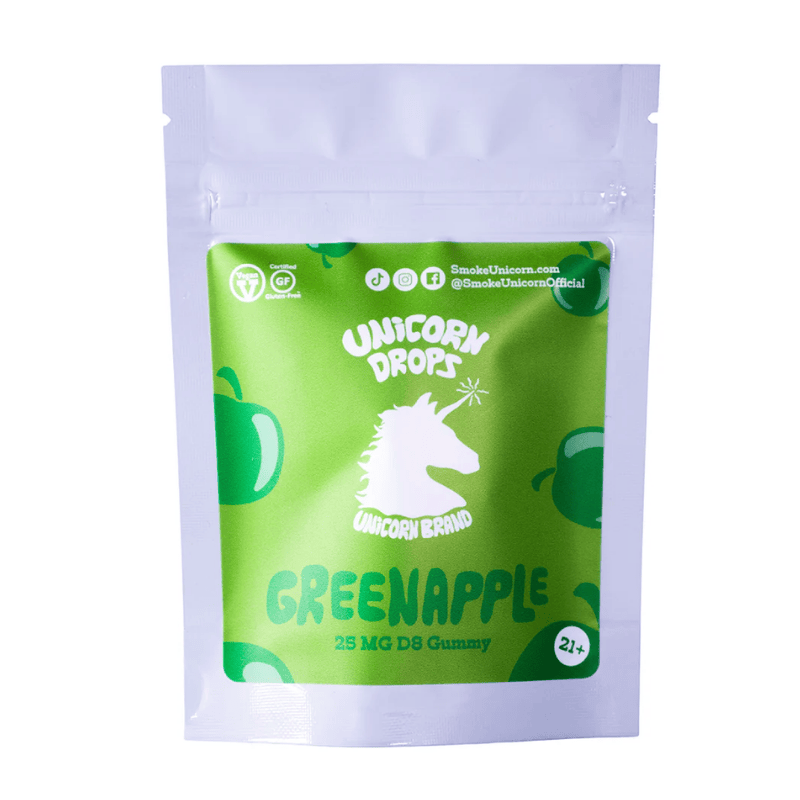 Green Apple - Delta 8 Gummy - 25mg