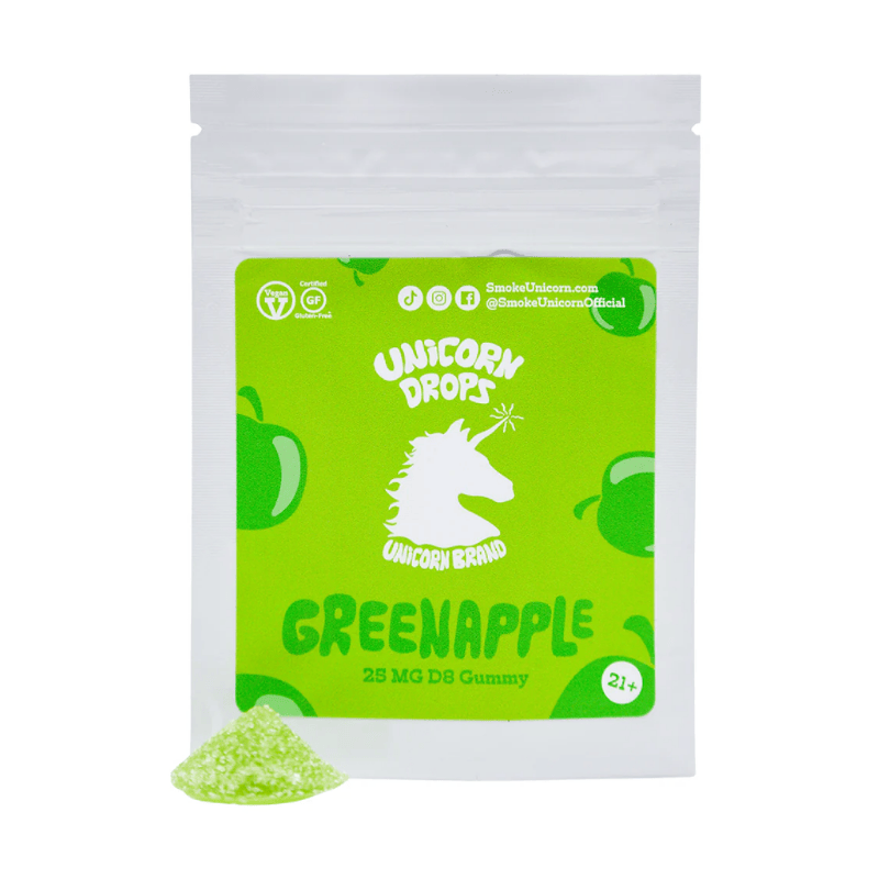 Green Apple - Delta 8 Gummy - 25mg