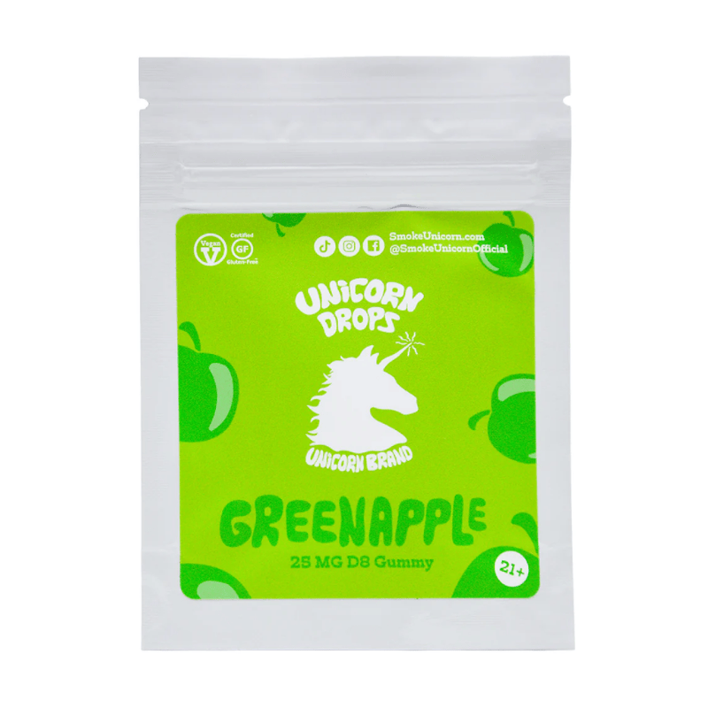 Green Apple - Delta 8 Gummy - 25mg