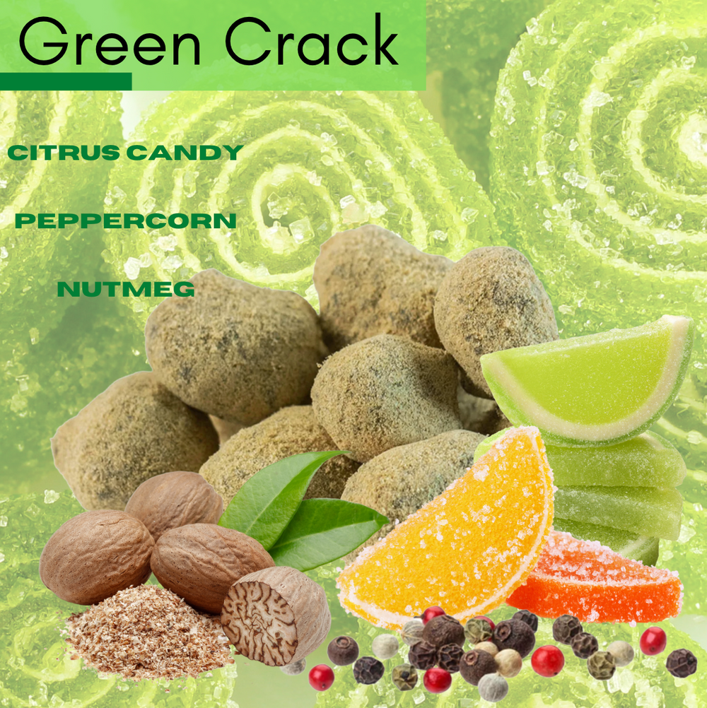 Green Crack Moon Rocks