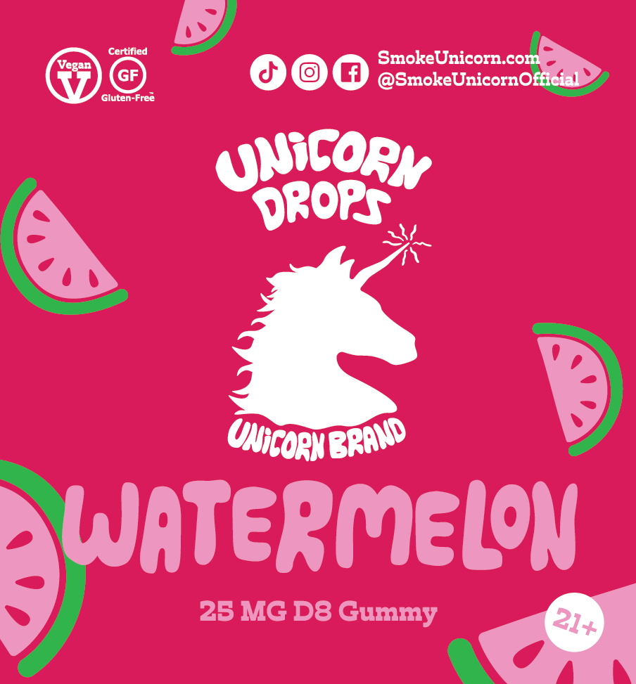 Watermelon - Delta 8 Gummy - 25mg