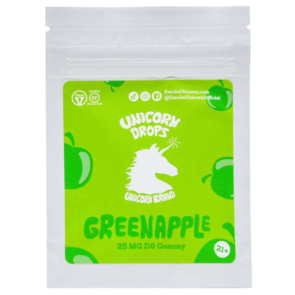 
                  
                    Green Apple - Delta 8 Gummy - 25mg
                  
                